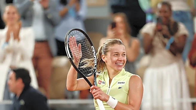 Tennis-Chwalinska topples Shnaider to book French Open final with Andreeva