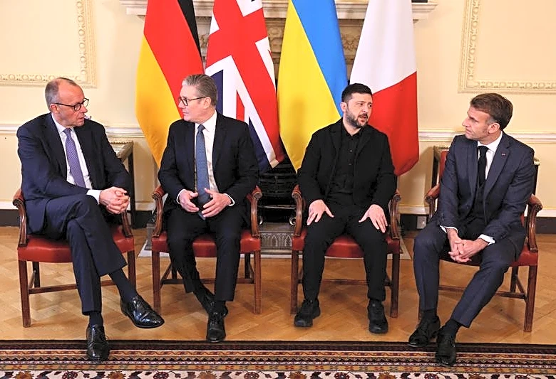 Macron, Starmer and Merz to meet Zelenskiy in London on June 7, Elysee says