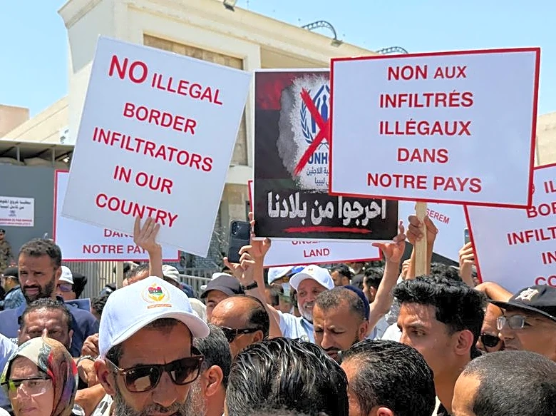 UN blames online disinformation for protests outside Libya offices
