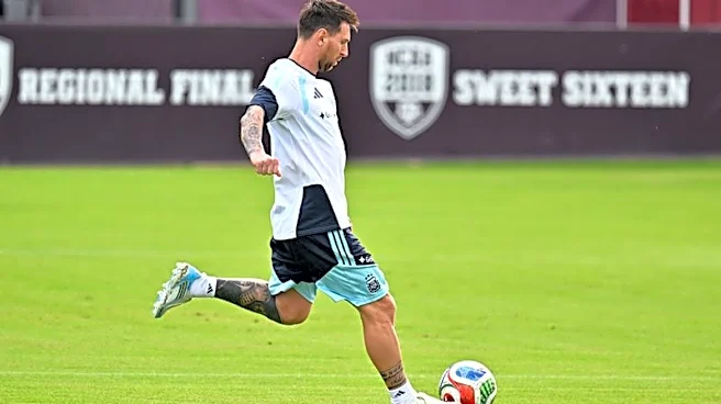 Argentina's Lionel Messi (hamstring) could play in pre-Cup friendly