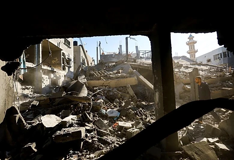 Israeli strike in Gaza kills seven people, including two women, medics say