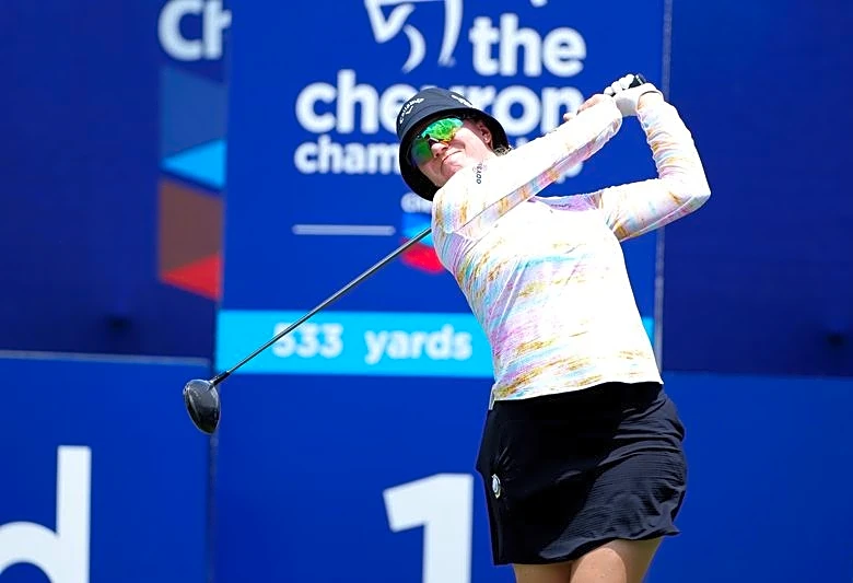 Madelene Sagstrom teed it up at U.S. Women's Open while 26 weeks pregnant