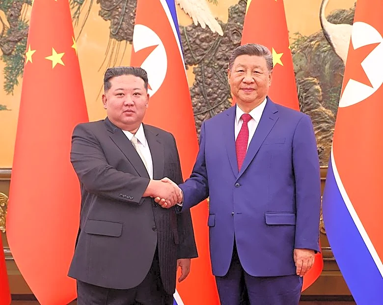 With China's Xi in North Korea, Kim to project confidence, defiance