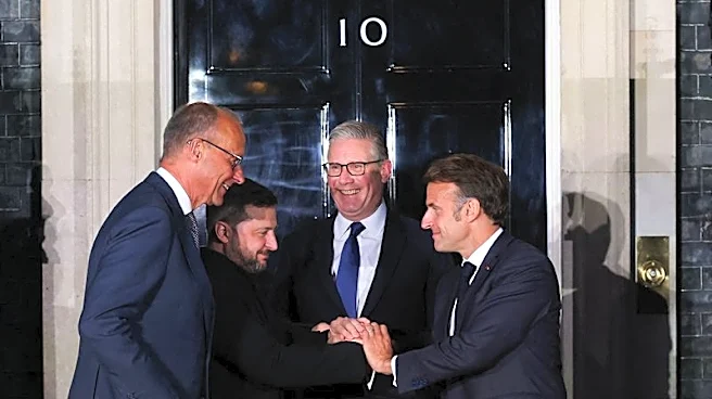 Zelenskiy in London for talks with Starmer, Macron and Merz