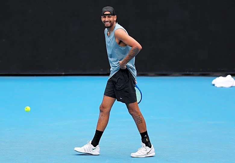 Tennis-Kyrgios 'thrilled to be back' after first singles win in 15 months