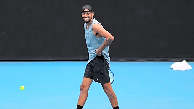 Tennis-Kyrgios 'thrilled to be back' after first singles win in 15 months