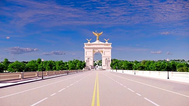 FAA says proposed Trump arch in Washington would need red obstruction lights