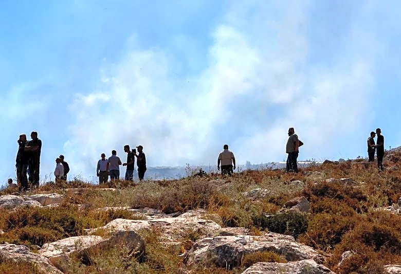 Israeli settlers impeded firefighting near Christian West Bank village, Palestinians say
