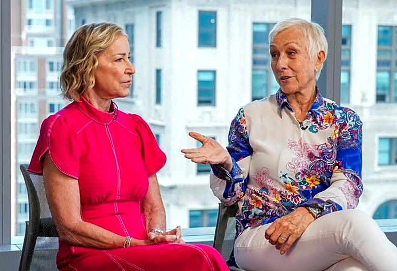 Rivals, soulmates and survivors, Chris and Martina together again in New York