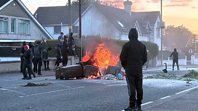 UK minister says violence in Northern Ireland is racist thuggery