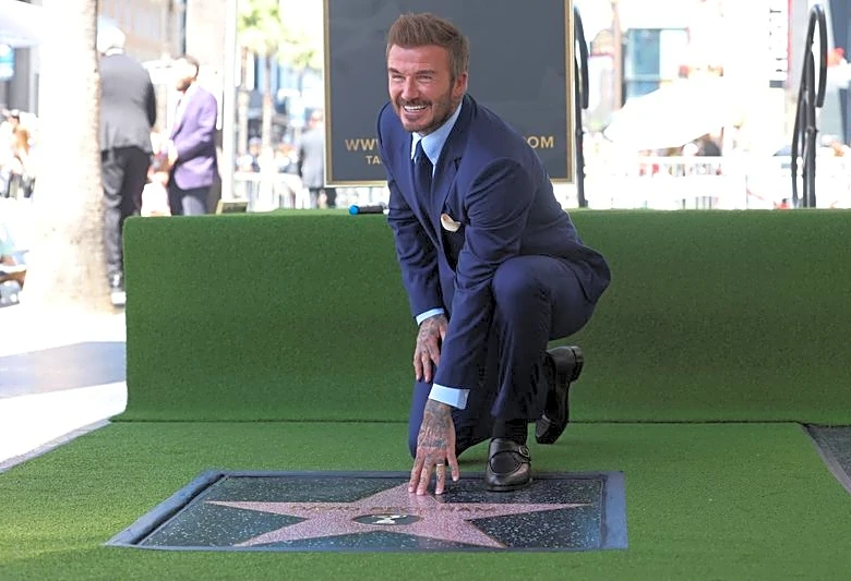 David Beckham honored with Walk of Fame star as LA hosts World Cup games
