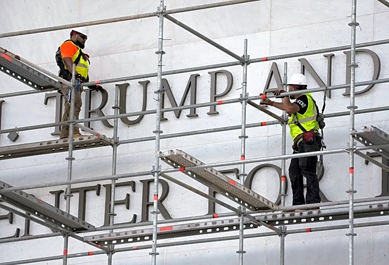 Judge keeps order in place to remove Trump's name from Kennedy Center