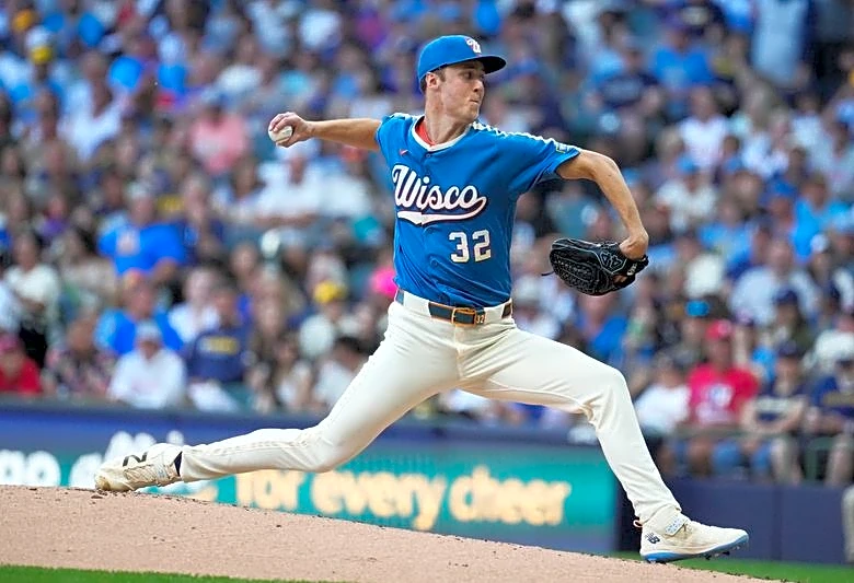 MLB roundup: Brewers' Jacob Misiorowski fans 15 Phils in 1-hit gem
