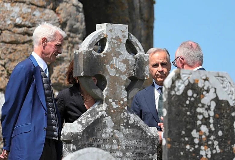 Canadian Prime Minister Carney visits grandparents' Irish village on eve of G7