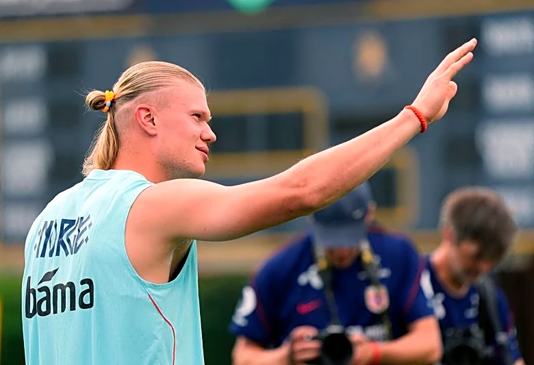 Soccer-Norway's Haaland aiming to extend his goal-scoring rampage against Iraq