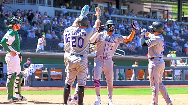 MLB roundup: Rockies batter Athletics with 23 runs on 24 hits
