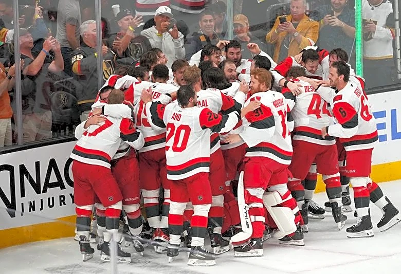 NHL-Hurricanes beat Golden Knights to win second Stanley Cup title, Staal named playoff MVP