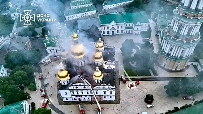 Ukraine weighs damage to historic cathedral after Russian strike causes blaze