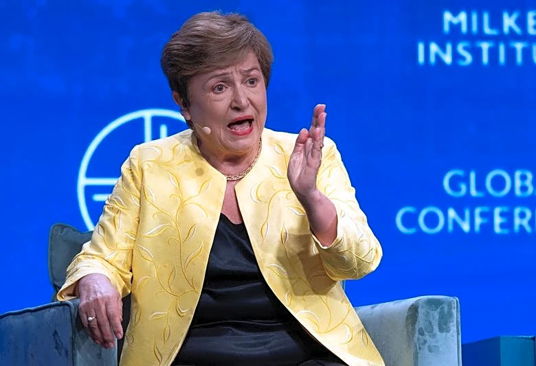 IMF chief says no global slowdown in sight yet, but risks are high
