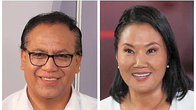 Peru's Fujimori edges ahead as contested presidential votes trickle in