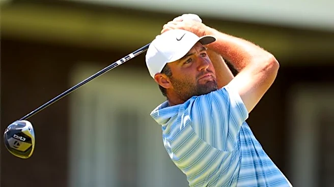 Golf-Scheffler grouped with defending champion Spaun and Howell at US Open