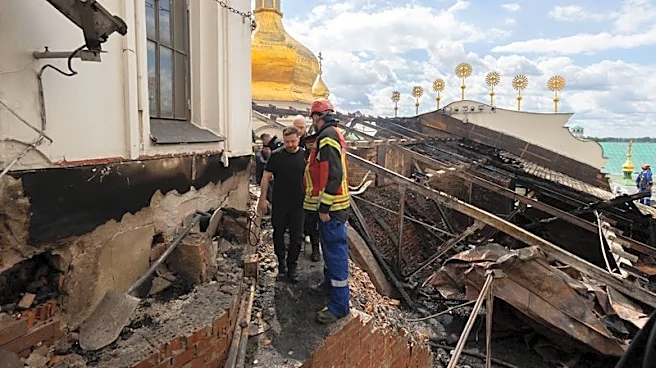 Kyiv's damaged monastery could take two years to restore, official says