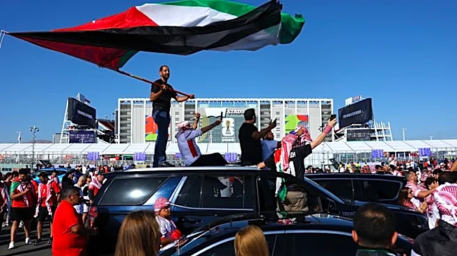 Soccer-Road-tripping Jordan fans hail World Cup debut