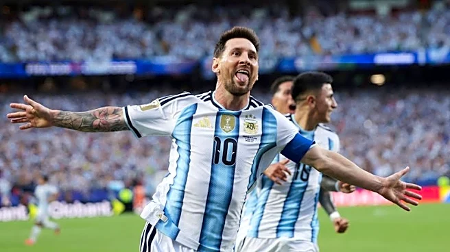Soccer-Messi hat-trick equals goalscoring record as Argentina beat Algeria