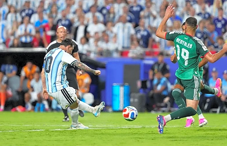 Soccer-Messi reaffirms enduring importance with World Cup hat-trick
