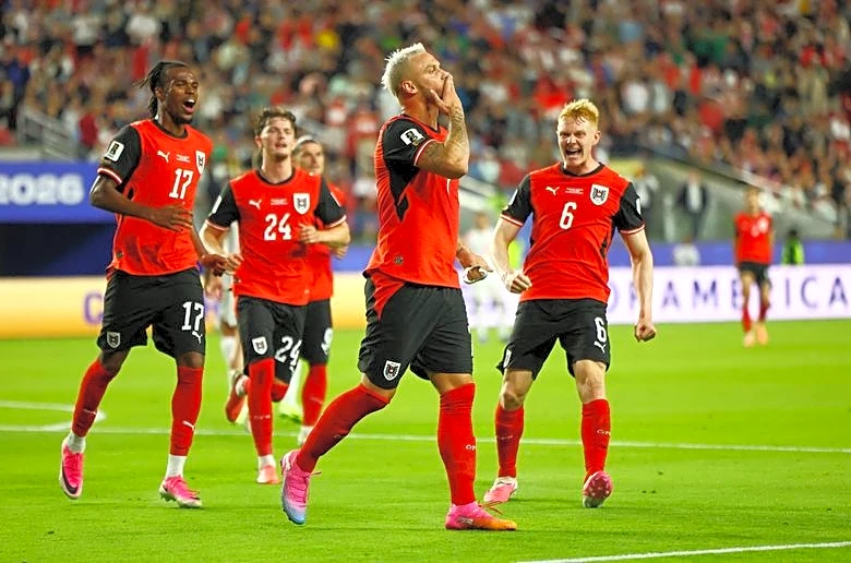 Soccer-Arnautovic turns the tide for Austria in tense win over Jordan