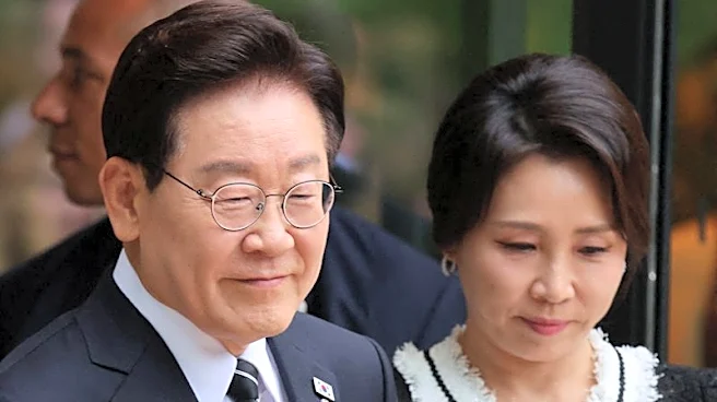 South Korea's Lee leaves G7 with Trump's pen after talks about peace on the peninsula
