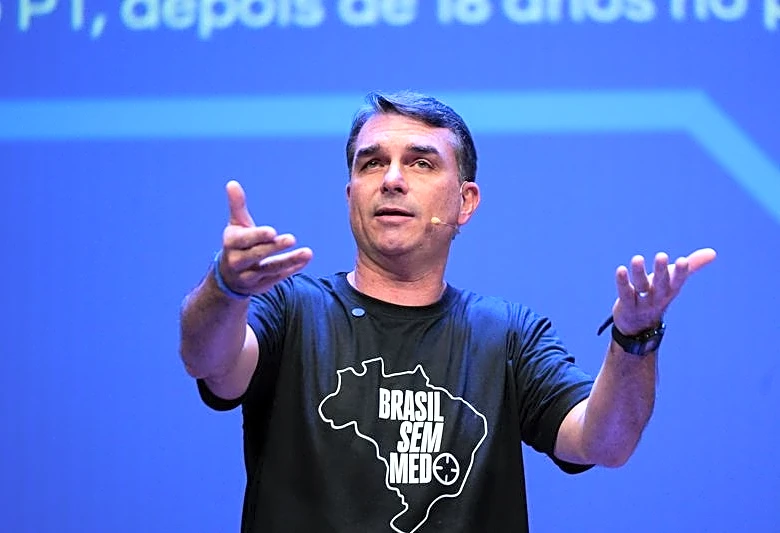 Brazil's Flavio Bolsonaro pitches crime crackdown to boost presidential bid