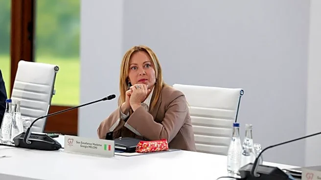 Meloni fights back after Trump tells Italian TV she 'begged' for photo with him at G7