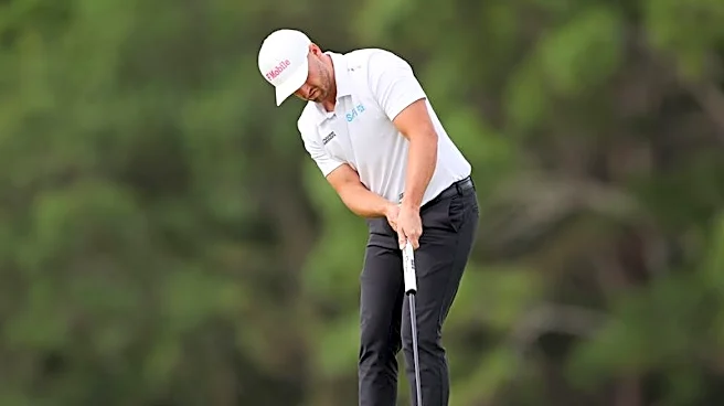 Golf-Clark leads US Open by three shots early in second round at Shinnecock Hills