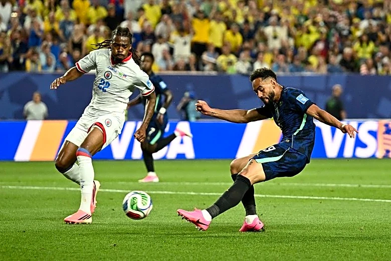 Soccer-Cunha scores twice as Brazil win 3-0 and eliminate Haiti at World Cup