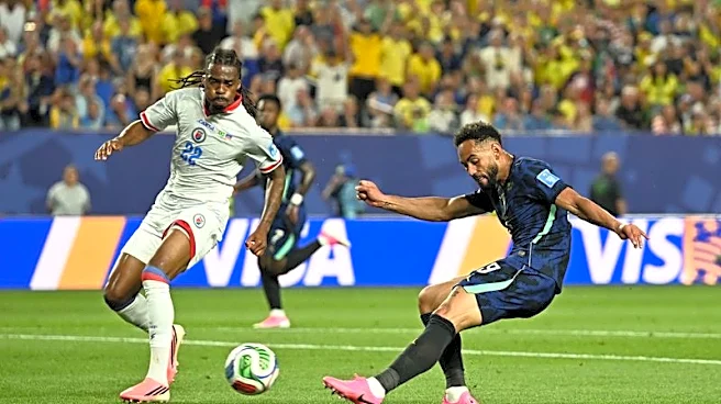 Soccer-Cunha scores twice as Brazil win 3-0 and eliminate Haiti at World Cup