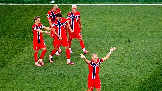 Soccer-World Cup baby joy for Norway's Ostigard