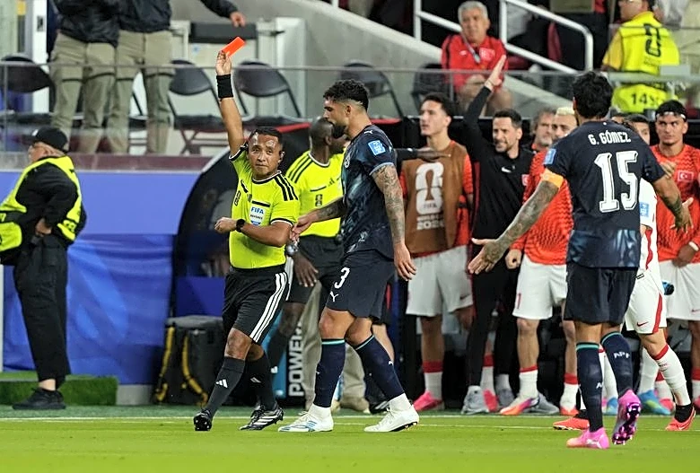 Soccer-Paraguay's Almiron faces uncertain World Cup future after landmark dismissal
