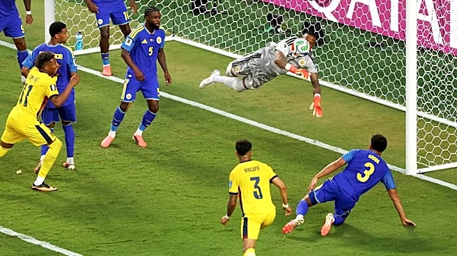 Soccer-Fifteen saves, one point: Room leads Curacao to World Cup history