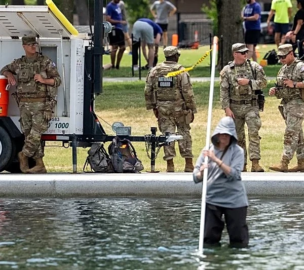 People ticketed for vandalizing Washington Reflecting Pool to be fully prosecuted, US Attorney Pirro says