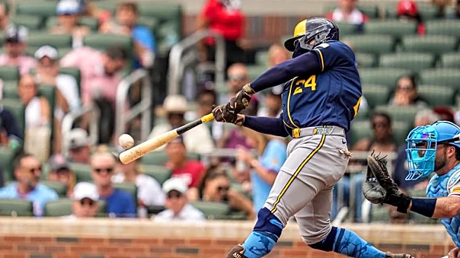 MLB roundup: Brewers score 8 runs in 2nd to power past Braves