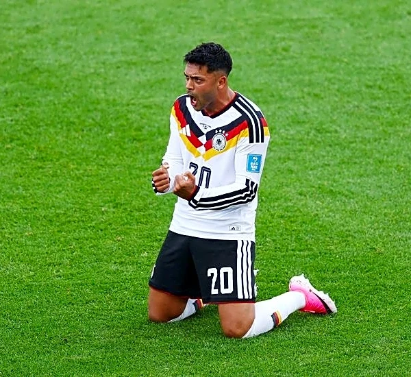 Soccer-Germany substitute Amiri grateful for 'huge' World Cup moment, eyes more playing time