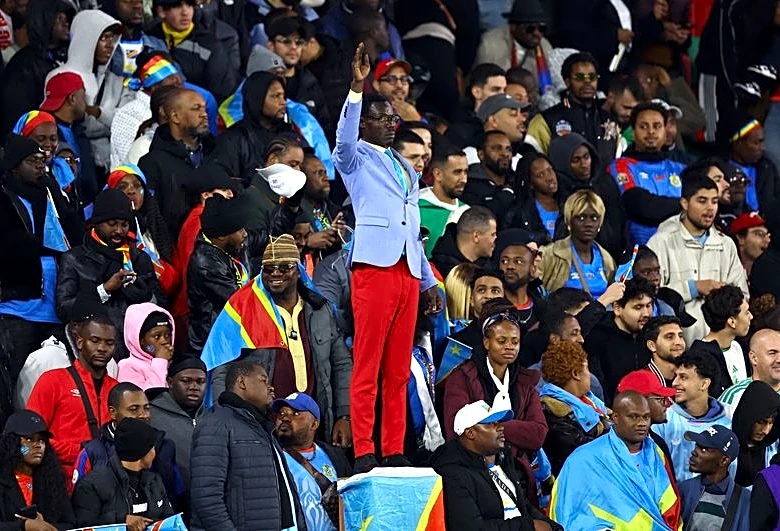 Soccer-'Lumumba Vea' arrives at World Cup to offer unique brand of support to DR Congo