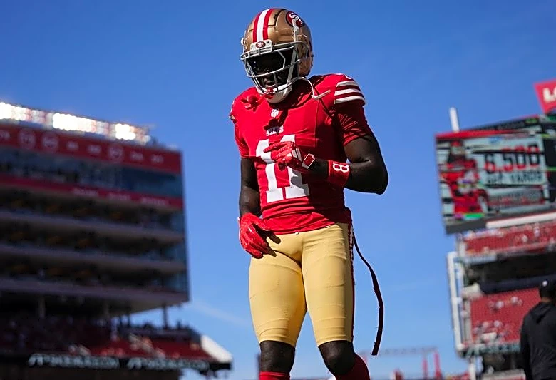 49ers WR Brandon Aiyuk posts 'Go Commanders'