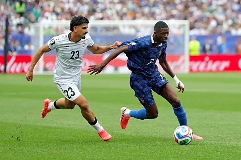 Soccer-Dembele delivers latest reminder of France's frightening firepower