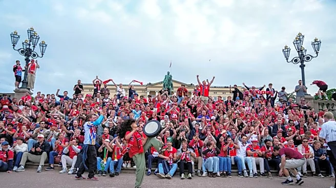Soccer-Norway celebrate their return to World Cup stage in style