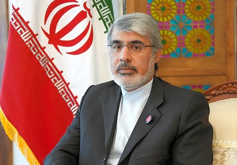 Iran's UN ambassador cites good progress in peace talks, but denies US commodity purchase claims