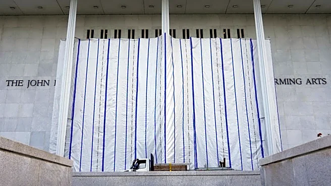 US judge orders Trump administration to explain tarp obscuring Kennedy Center facade
