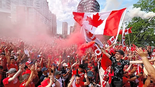 Soccer-Canada fans on the march turn Vancouver into sea of red and white