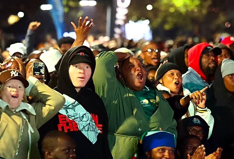 Soccer-South Africans pour onto streets in pyjamas to celebrate World Cup feat